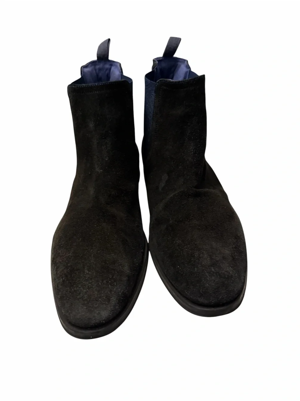 Ted Baker Navy blue Suede Chukka Boots, SZ11, pre-owned, gently used